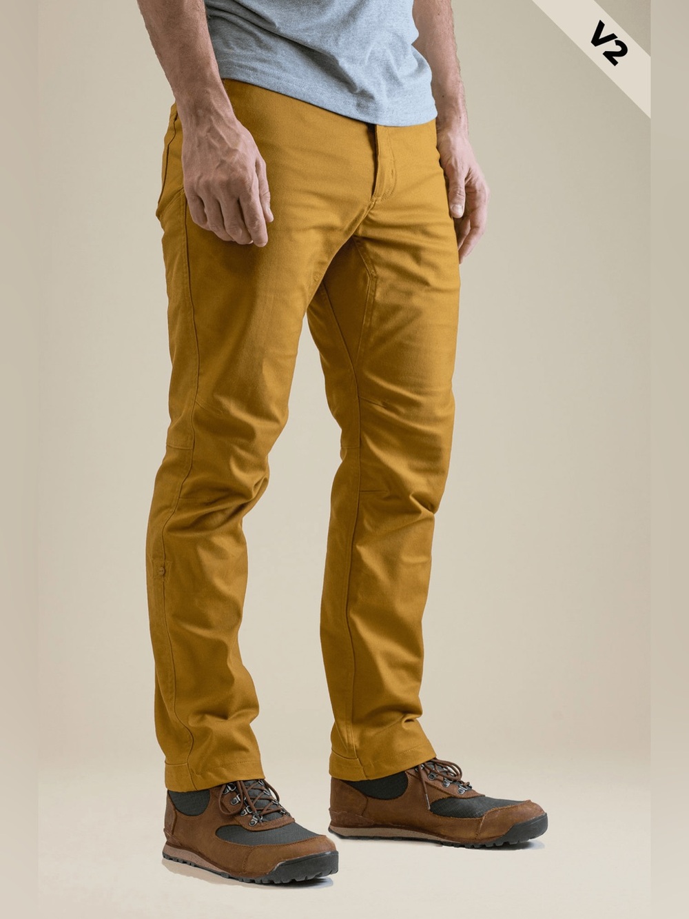 LIVSN | Flex Canvas Pants V2 | Carmel | Waist 33” Inseam 30”